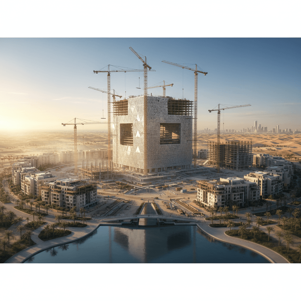 Saudi development — cover image for "The Mukaab Project in Riyadh: Impact on Luxury Residential and Commercial Real Estate Op